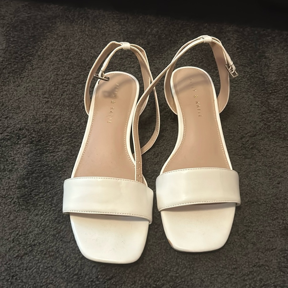 Kelly and Katie white Shoe